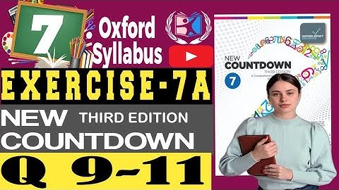 Class 7 Math ✏️ | Ex-7A Q 9-11 🔥 l New Countdown 3rd Edition l n Term Concept Made Easy! 💡