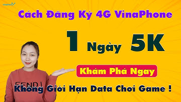 Cách đăng ký 4G VinaPhone 1 ngày 5K: Không giới hạn Data tốc độ cao chơi game - Khám phá ngay!