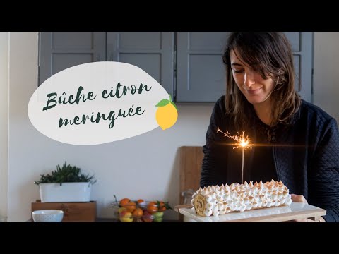 recette-bûche-de-noël-citron-meringué