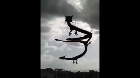 Con rồng bay bay gây ngập lụt khắc nơi