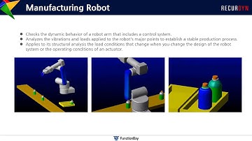 RecurDyn 적용사례 - Manufacturing Robot - 다물체동역학 시뮬레이션