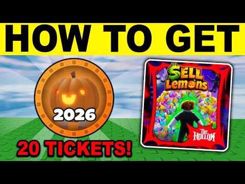 SELL LEMONS BADGE & TICKETS!! | The Hollow Event Roblox