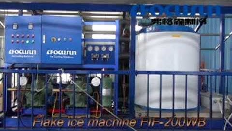 Focusun Flake Ice Plant FIF-200WB Using seawater