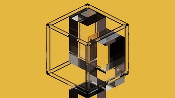 Create an abstract animation by only using cubes! | Blender tutorial