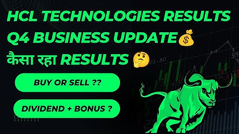 HCL Technologies Q4 results | HCL technologies share latest news | HCL Technologies share results