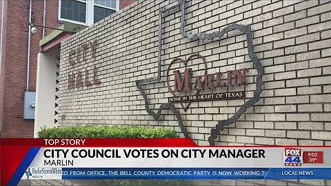 Marlin City Council votes on city manager