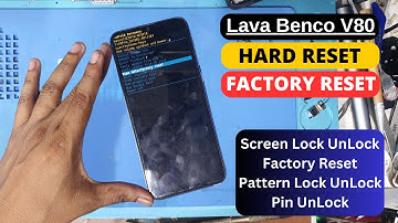 Hard Reset Benco V80 Android 11 without Pc | Remove Pin Pattern Password 2024