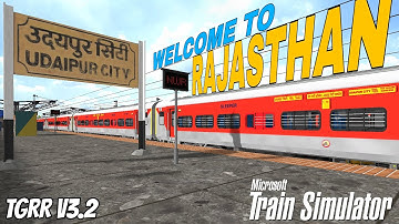 EXPLORING RAJASTHAN IN 19610 YOG NAGARI RISHIKESH - UDAIPUR CITY EXP | TGRRV3.2 ROUTE | LIVE MSTS/OR