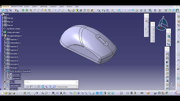 mouse generative shape design - CATIA V5