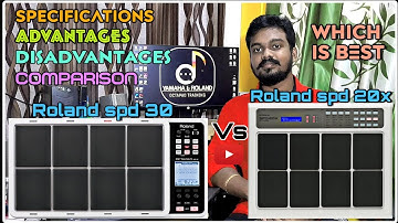 Roland SPD 20X Vs Roland SPD 30 | Review | 2020 | Yamaha & Roland Octapad Training | Tamil