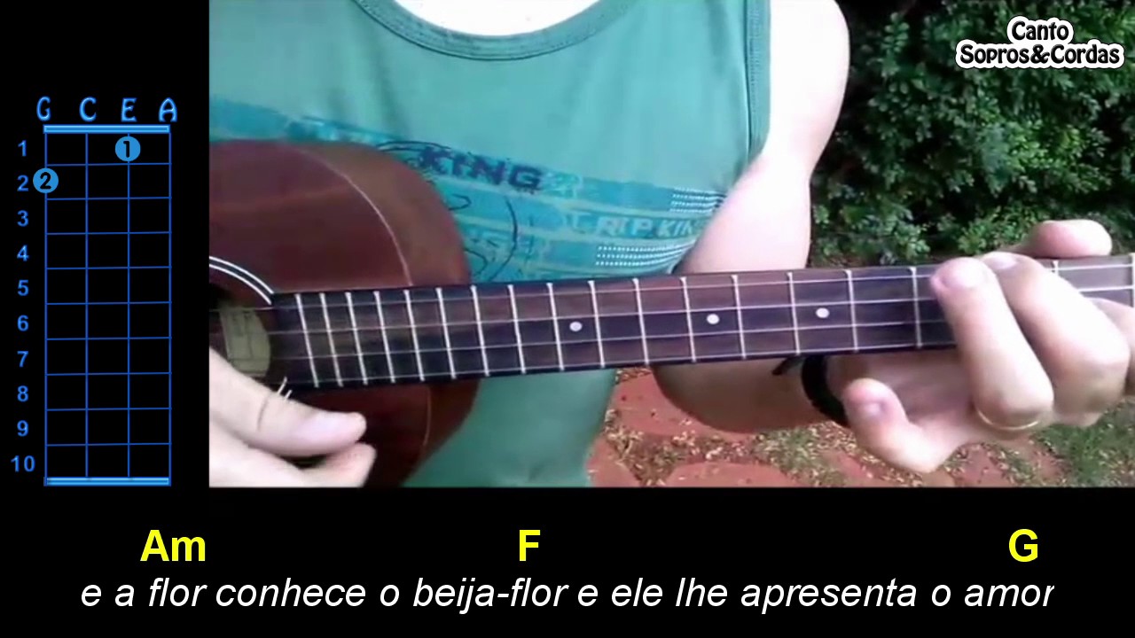 A flor e o beija flor Ukulele Cover YouTube
