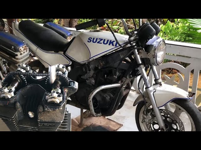 Suzuki GS500 Scrambler Build Timelapse - Shoogly Shed Motors