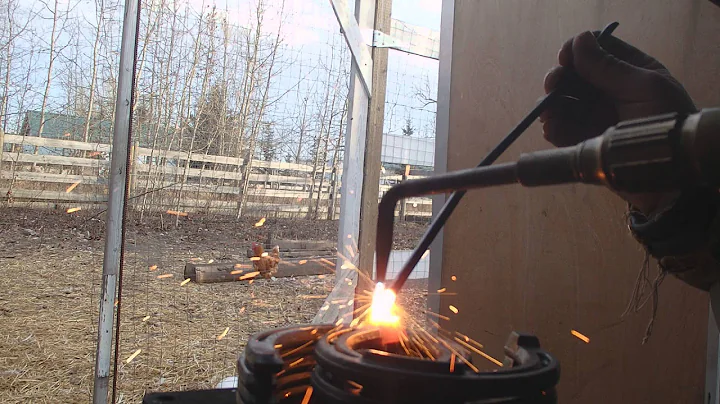 How to weld borium onto horseshoes