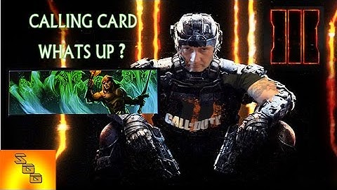 Call Of Duty Black Ops 3 - WHATS UP? (Calling Card) How To Get It