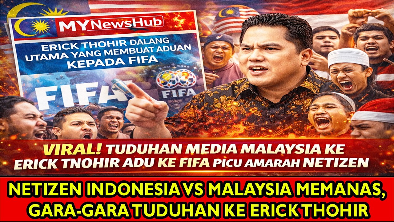 HEBOH! MEDIA MALAYSIA TUDING ERICK THOHIR ADU KE FIFA, INI KLARIFIKASI TEGASNYA! | REACTION