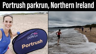 The Worlds First Beach parkrun - Running Portrush parkrun. Our First Barefoot parkrun!