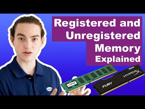 We Explain Registered and Unregistered Memory | Server Factory Explains