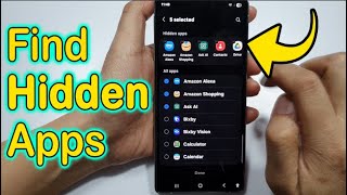 Samsung One UI 7: How to Find Hidden Apps screenshot 5