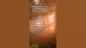 💔 "Still Grieving? You Don’t Have to ‘Move On’ (This is How You Carry Them With You)"