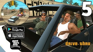 Grand Theft Auto: San Andreas - Gameplay Walkthrough Part 5 (Android, iOS) Mission Drive-Thru