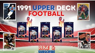Hall of Fame hits🔥💎 1991 NFL UpperDeck Football Waxed Break Reviews🔥 by Kar_Break 245 views 1 month ago 7 minutes, 34 seconds
