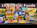 15 Survival Foods Every Prepper Should Stockpile / 90 Days of Preps