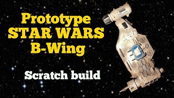 Spray Bottle Spaceship. Star Wars prototype B class. #scratchbuild 