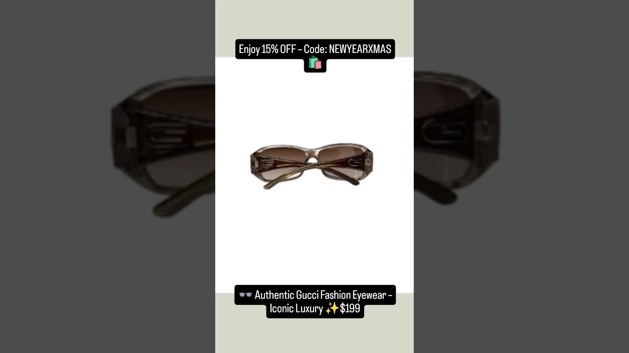 👓 Authentic Gucci Fashion Eyewear – Iconic Luxury ✨|| Clairely Amazing