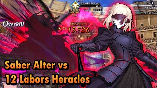 Fgogrand Nero Fest 2023 Saber Alter Vs. Twelve Labors Heracles - Heavens Feel Ii Tribute
