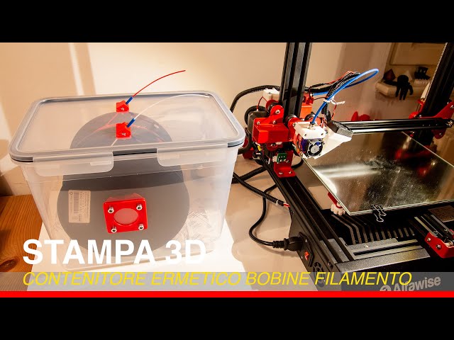 Stampa 3D - Contenitore ermetico bobine filamenti 