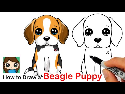 How To Draw A Corgi Easy Cartoon Dog Youtube