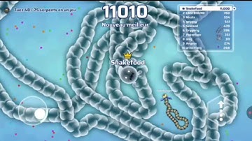 I reached 11,000+ points in snake.io🐍in the shortest possible time🐍Collect big score from the MAP🐍