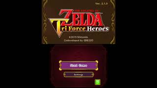 The Legend of Zelda: Tri Force Heroes Three-Player Playthrough (Direct 3DS Capture) - World 1