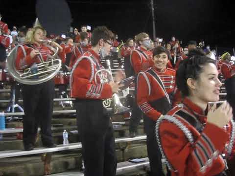 Pineville High School Rebels Marching Band playing Shout It Out 11-6-20