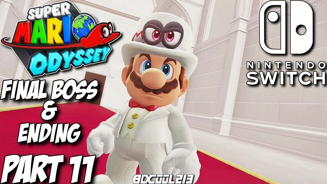 Super Mario Odyssey Gameplay Walkthrough Part 11 - Moon Kingdom Final Boss  & Ending - YouTube