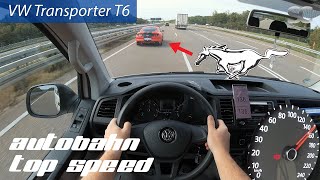 VW Transporter T6 (2019) - Autobahn Top Speed / Acceleration / Test Drive POV