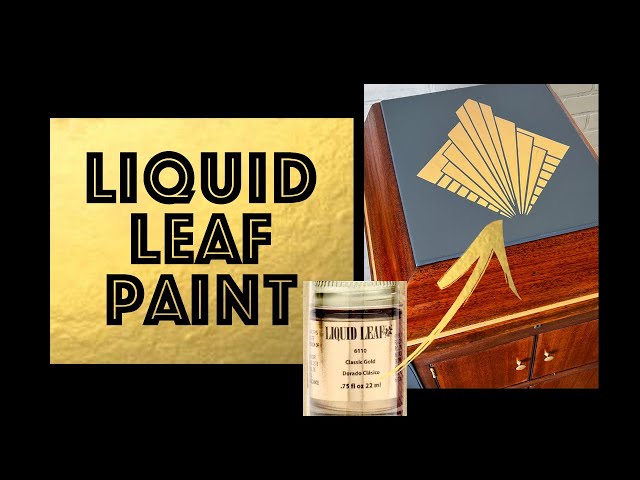 Plaid Liquid Gold Leafing Paint Review 