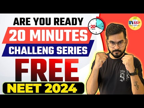 Are You Ready ?💪 | 20 Minute Challenging Series  for NEET 2024 PHYSICS | Sachin sir
