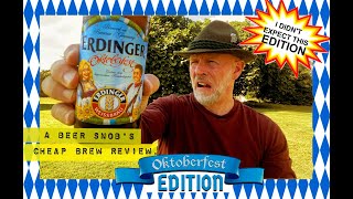 Erdinger Oktoberfest Beer Review 2022 by A Beer Snob's Cheap Brew Review
