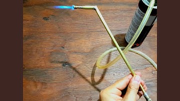 How to make a small and sharp torch-How to make mini gas-get metal_ Mini Cutter