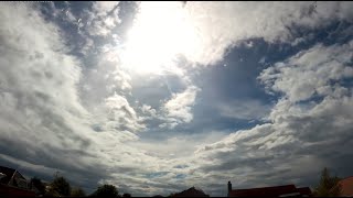 fluffy clouds all around have a look and shell find out