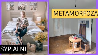 Metamorfoza sypialni - od brzydkiego pokoju do sypialni jak z Pinteresta