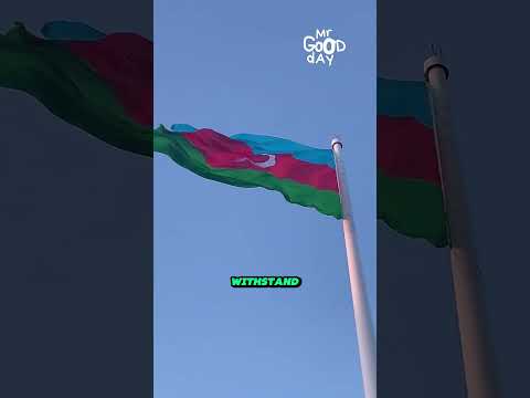 The Massive Flag of Azerbaijan #shorts