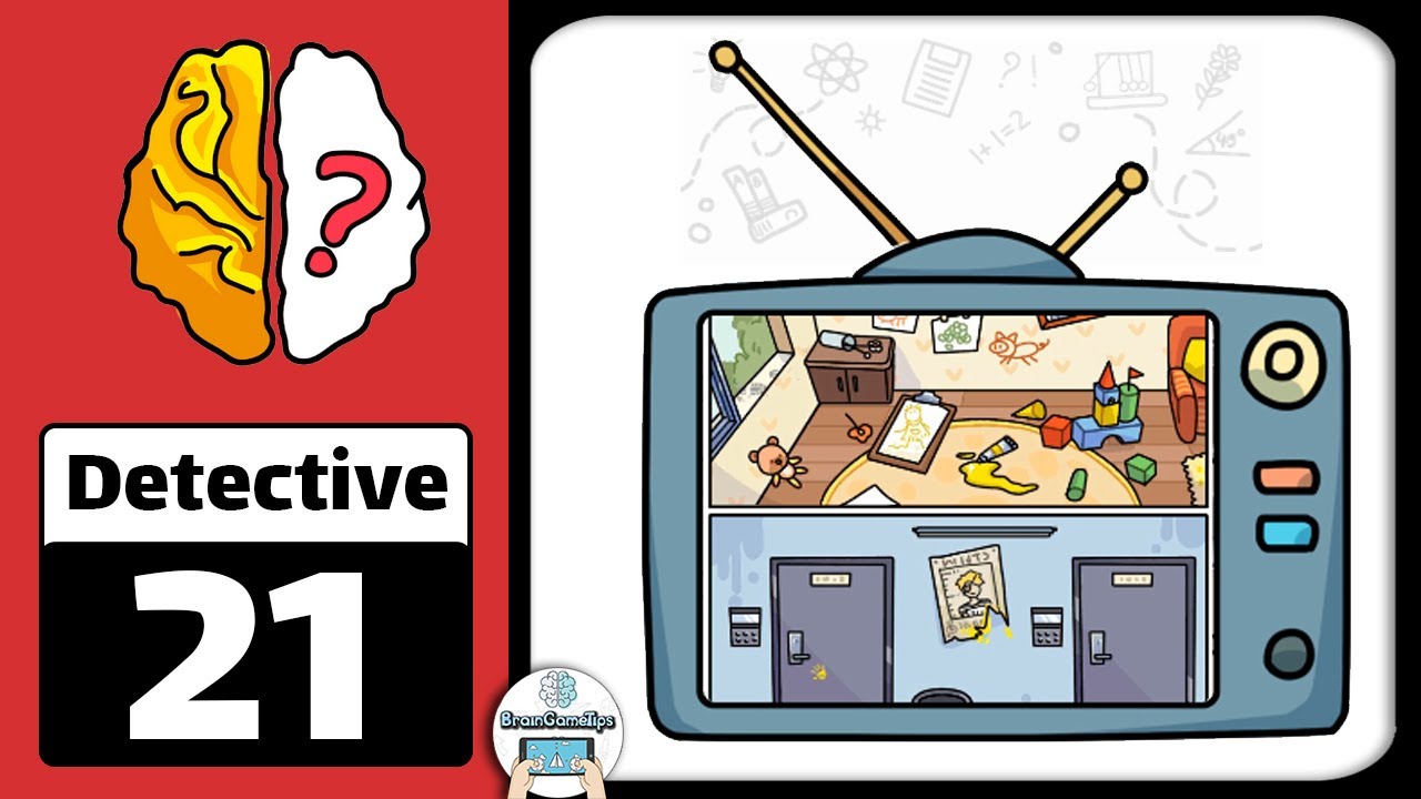Brain Out -Tricky riddle games - Detective Level 21 Solution