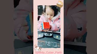 My Cute Little Sister Also Showing Some Interest In Cubing