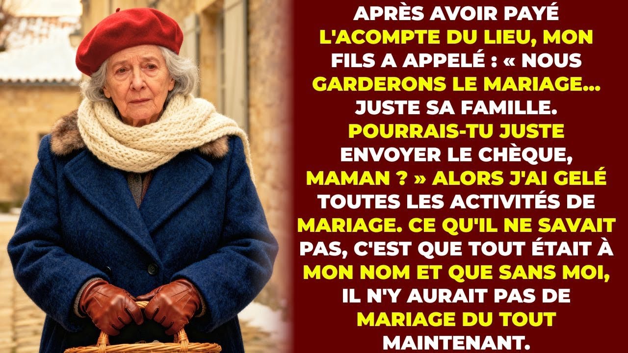 Au Mariage De Mon Fils, Ma Belle-Fille A Banni Ma Famille Mais Voulait Mon Chèque De 25 000€...