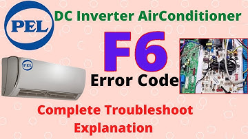 #201 What Is Pel Dc Inverter Ac F6 Error Code | How To Solve Pel Dc Inverter Ac F6 Error Code #f6