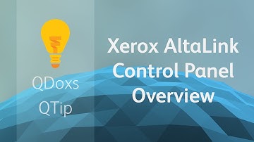 Xerox AltaLink Touchscreen Overview, QDoxs