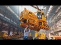 Caterpillar factory producing powerful dozers excavators wheel loaders   dump trucks