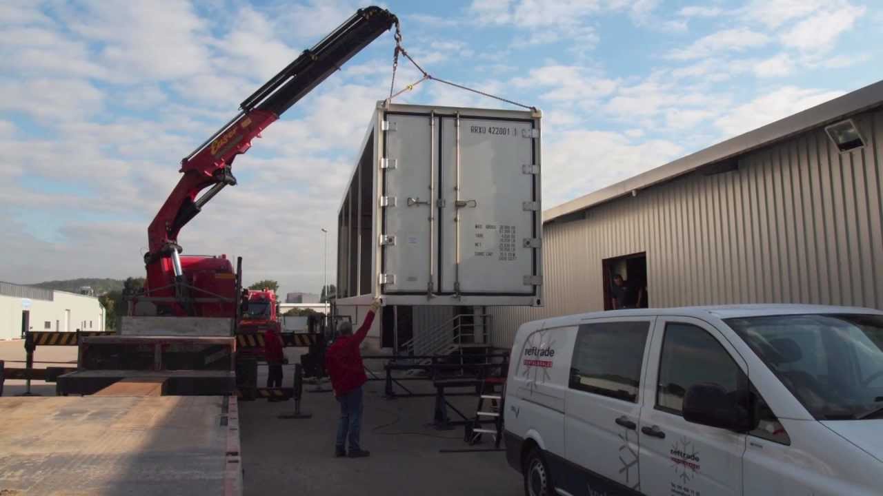 Container frigorifique reftrade 40ms2 chambre froide youtube